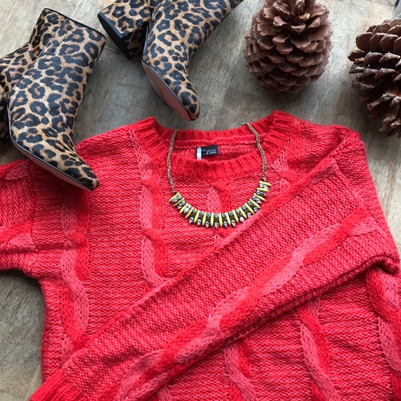 Urban Outfitters Sweaters - UO sweater in bright coral color